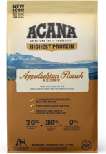 ACANA Highest Protein Appalachian Ranch Grain-Free Dry Dog Food, 25 lb