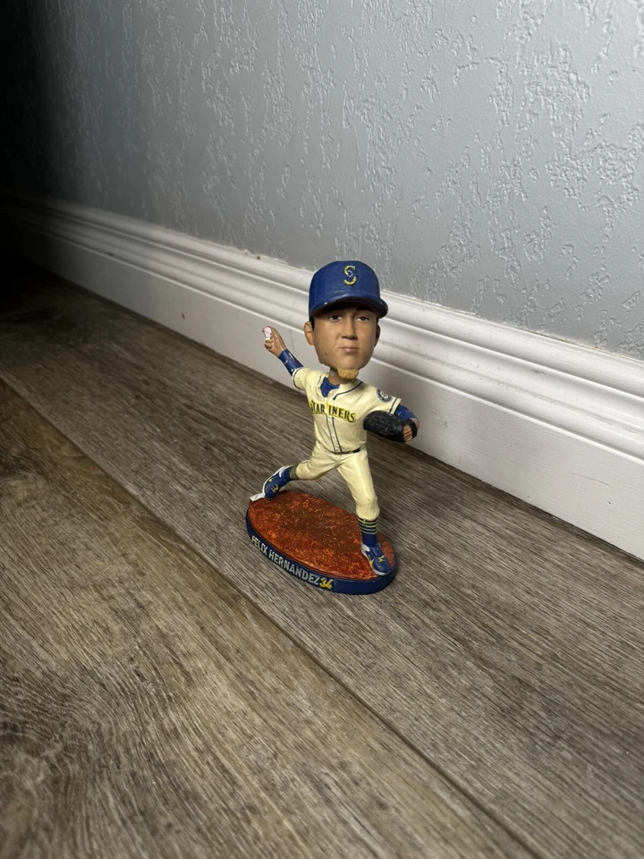 Felix Hernández Bobblehead Seattle Mariners 2016 24/06/16 sorteo estadio difícil de encontrar  Foto 2 de 4