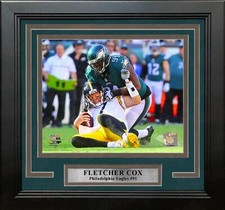 Fletcher Cox Sacks Roethlisberger Philadelphia Eagles 16x20 Framed Photo