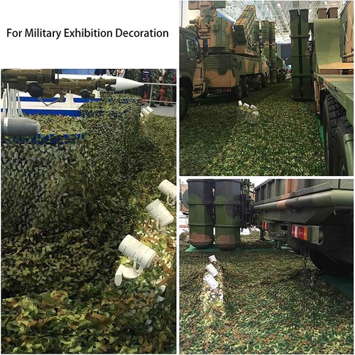 3x4M Shooting Camouflage Woodland Camo Netting Hunting Hide Army Camping Net - Picture 8 of 16