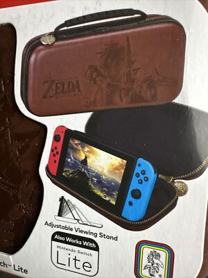 Official Nintendo Switch Deluxe Zelda Link w/ Bow Travel Hard Case