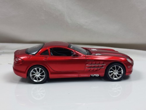 1/24 Mercedes SLR McLaren R199 Model Supercar Plastic Friction Toy - Imagen 5 de 6