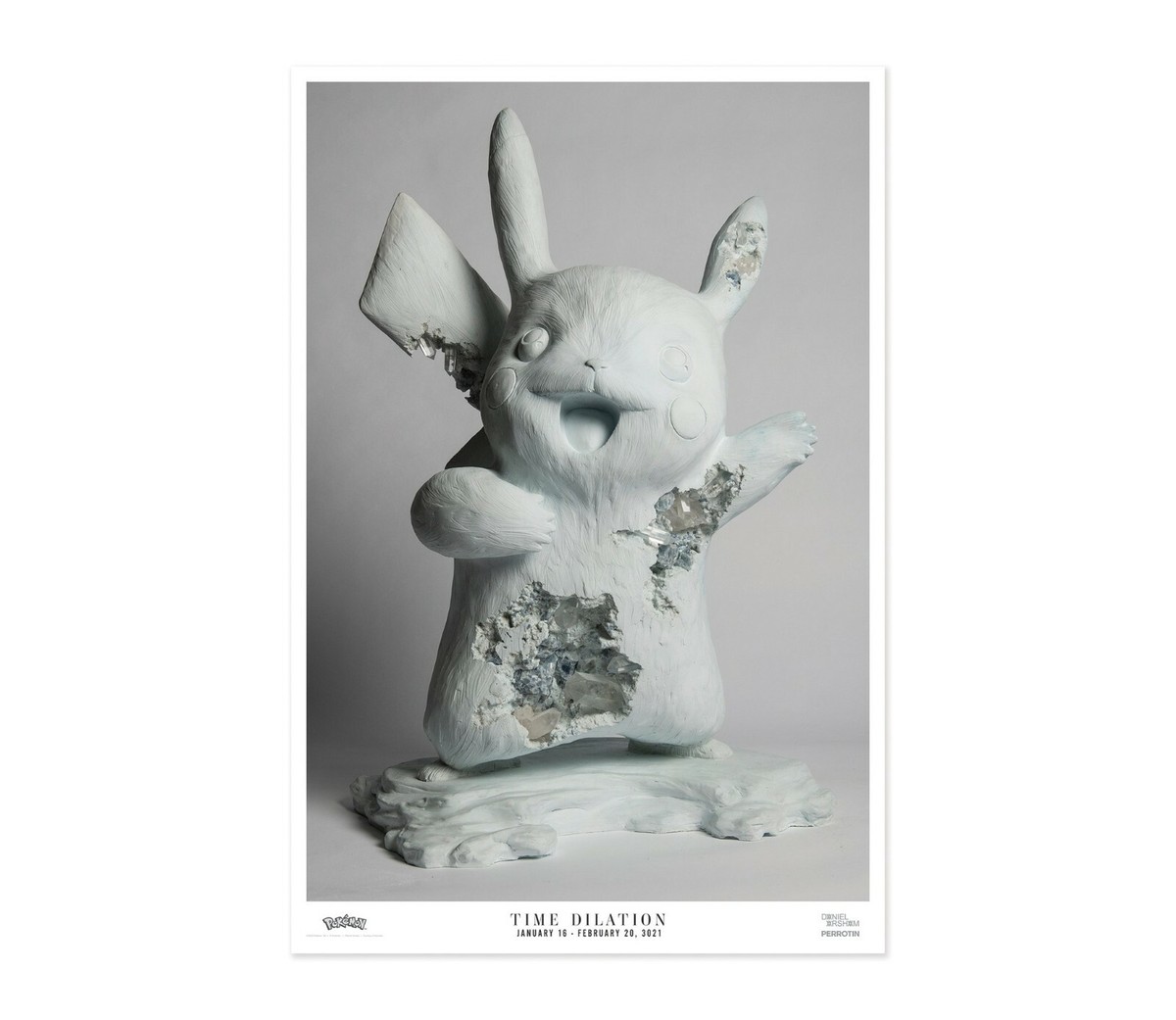 BLUE CRYSTALIZED PIKACHU by Daniel Arsham Release Details - The 