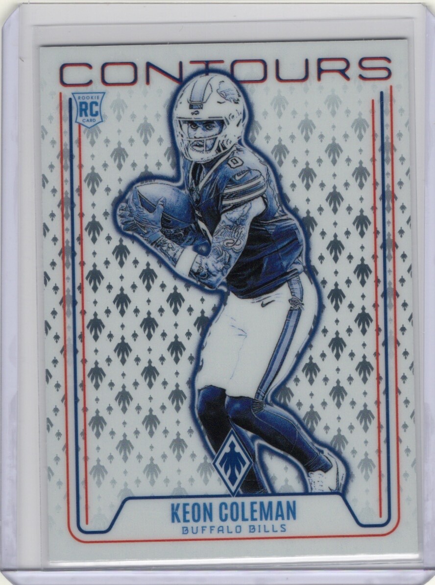 2024 Panini Phoenix - Contours Keon Coleman #CON-KCN (RC)