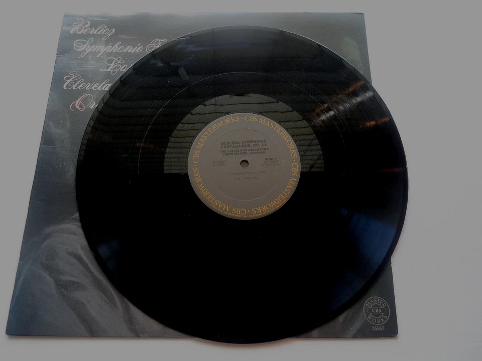 BERLIOZ-SYMPHONIE FANTASTIQUE-Lorin Maazel Cleveland LP 1980 Foto 3 de 3