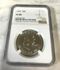1957 Franklin Half Dollar NGC PF68 #956