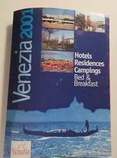 VENICE ITALY 2001 Hotels Residences Campings Bed & Breakfast BOOKLET GUIDE map