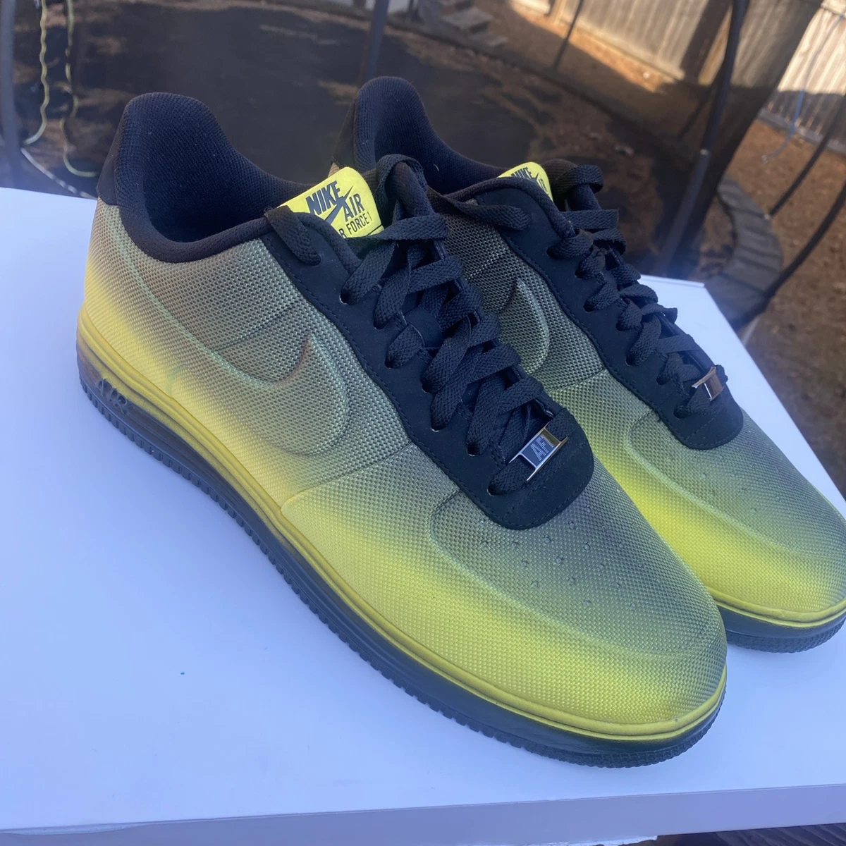 Nike Lunar Force 1 Vt Mesh Yellow Black for Sale | Authenticity