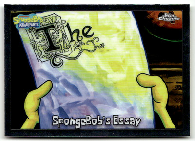Topps SpongeBob Chrome 2025 No. 87 SpongeBob's Essay