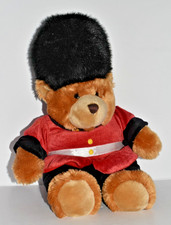 KEEL TEDDY IN GURAD BEARSKIN UNIFORM 15 Inches - FREE POST