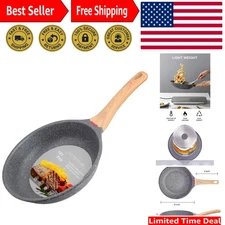 8-Inch Nonstick Frying Pan: Lightweight Induction Skillet for Healthy Cooking