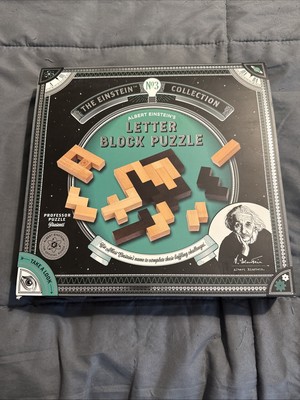 The Einstein Collection Letter Block Puzzle New 2017