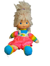 Rainbow Brite Baby Doll pink shorts Light pink Hair Star 1983 Vintage 16 inch