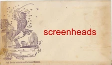 ANTIQUE CIVIL WAR PATRIOTIC COVER "JEFF DAVIS ATTACK on FORTRESS  MONROE"