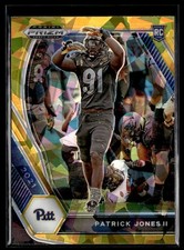 2021 Panini Prizm Draft Picks Gold Cracked Ice #130 Patrick Jones II Rookie RC
