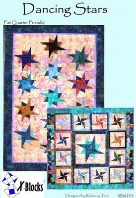 X-Blocks Dancing Stars Quilt Pattern by Cactus Queen Quilt Co