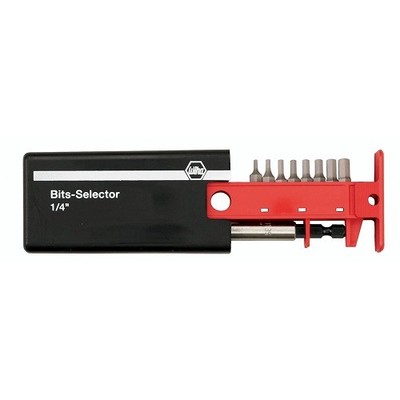 Wiha 79256 9 Piece Hex Bits-Selector And Magnetic Bit Holder Set - 1.5Mm - 8.0Mm