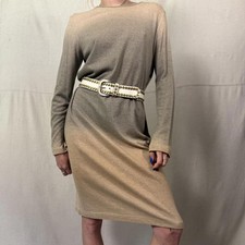Vintage Linda Allard Ellen Tracy Ombr  Knit Dress - Size 12