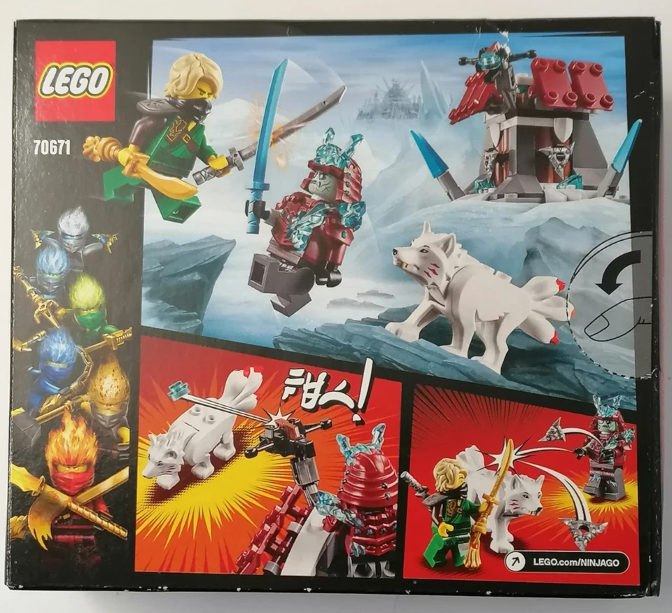 LEGO Ninjago 70671 Lloyd's Journey Loup Wolf Akita Sealed Scellé - 2019 - Photo 2/4