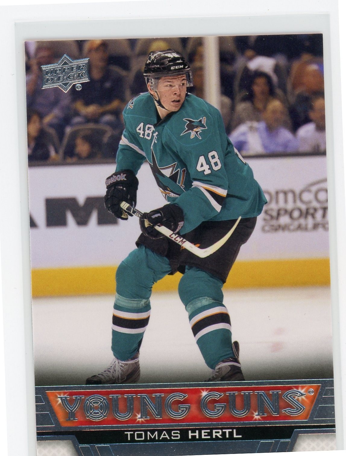 2013-14 Upper Deck #248 Young Guns Tomas Hertl Rookie Card RC