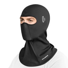 ROCKBROS Cold Weather Balaclava Ski Mask for Men Windproof One Size, Black
