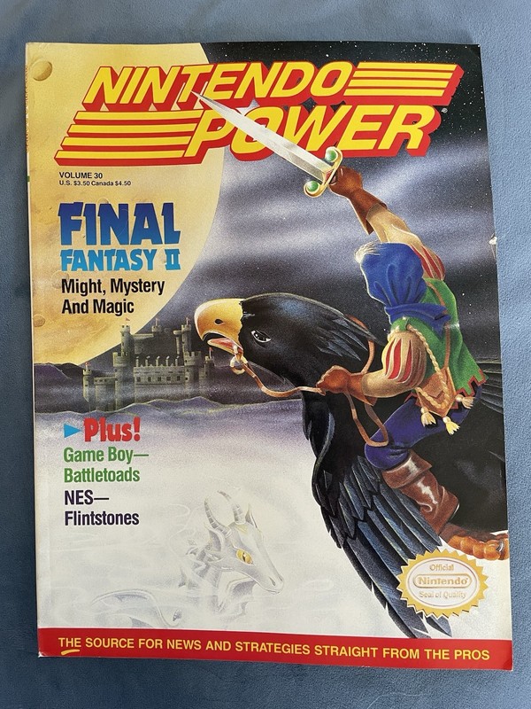 Nintendo Power Magazine Volume 30 Final Fantasy II November 1991
