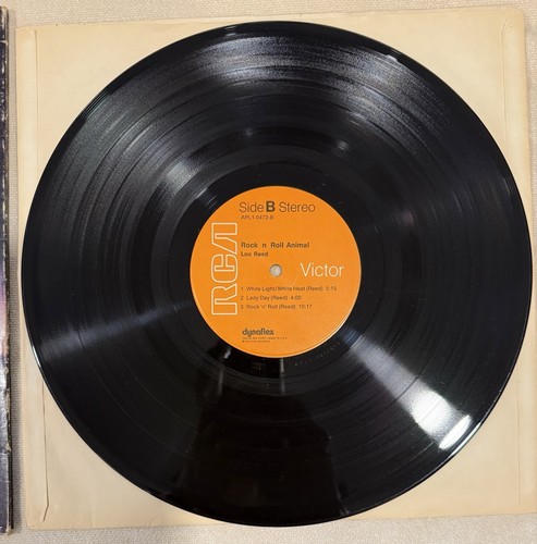 LOU REED Rock N Roll Animal RCA LP gatefold VG+/NM - Picture 5 of 5