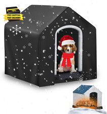 Dog House Cover, Covers for Winter Large Dog House Outdoor Weatherproof 27X29X2