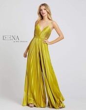 NWT IEENA by MAC DUGGAL 26319 JUMPSUIT in Yellow  Size 2