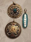Lot Of 3 Different Tibetan Pendants - Tibet 