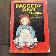 1918 RAGGEDY ANN STORIES Johnny Gruelle Color Illustrations HC 1947