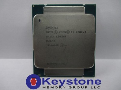 LOT OF 10 - Intel Xeon E5-2680V3 SR1XP 12 Core 2.5GHz LGA 2011-3 CPU *km