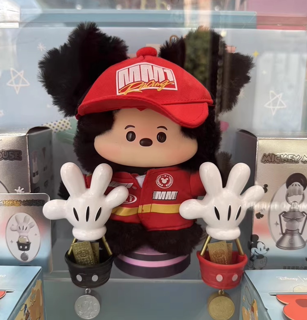 MINISO × Disney × F1 Mickey Mouse Speed Life Vinyl Plush Pendant
