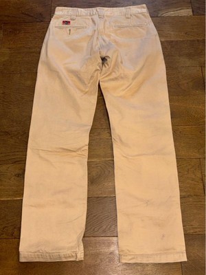 Toyo Enterprises CAT'S PAW Vintage Cotton Chino Hose W30 L32 Beige/Senf