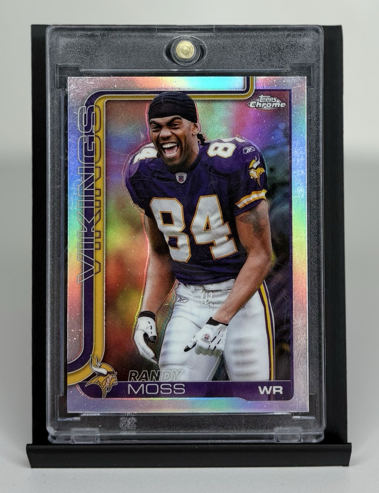 Topps 2025 Topps Chrome Randy Moss Minnesota Vikings #405 Football Card