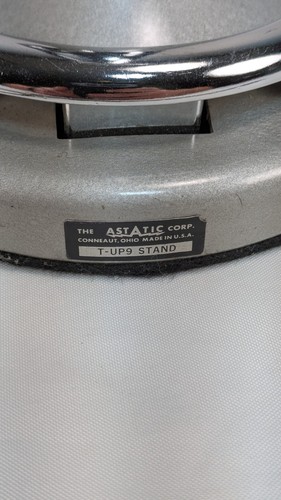 ASTATIC D-104 CHROME T-UP9 STAND MIC 4-PIN - Zdjęcie 3 z 8