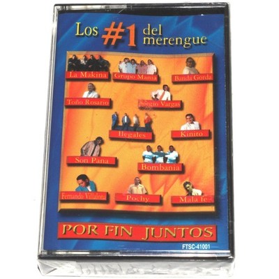 Los #1 Del Merengue Por Fin Juntos (Cassette Tape 2000) Latin NUEVO NEW SEALED