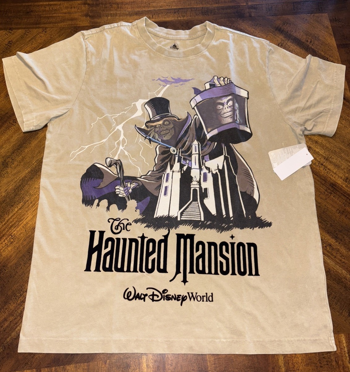 The Haunted Mansion 2025 Disney World Hatbox Ghost T-Shirt All