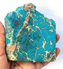 609.0 Ct Natural Sky-Blue Turquoise Slab Roug...
