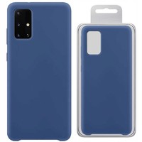 Hurtel Silikon HüLle FüR Samsung Galaxy S21+ 5G, Dunkelblau