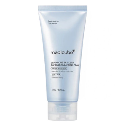 Medicube   Zero Pore Sa Clear Capsule Cleansing Foam, 120 g