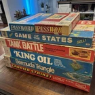 Vintage Milton Bradley Board Game Lot - Tank Battle, King Oil, Bermuda Triangle