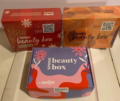 Meijer Beauty Box Boxes CeraVe Cetaphil L Oréal OGX Garnier Dove Gold Bond KISS
