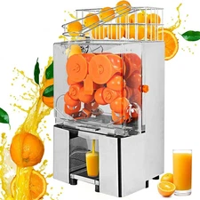 Commercial  Electric Orange Juicer Machine 304 Stainless Steel 120W High-Speed