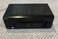 Sony STR-DE185 AM/FM Stereo Receiver Tested Working No Remote Black Clean
