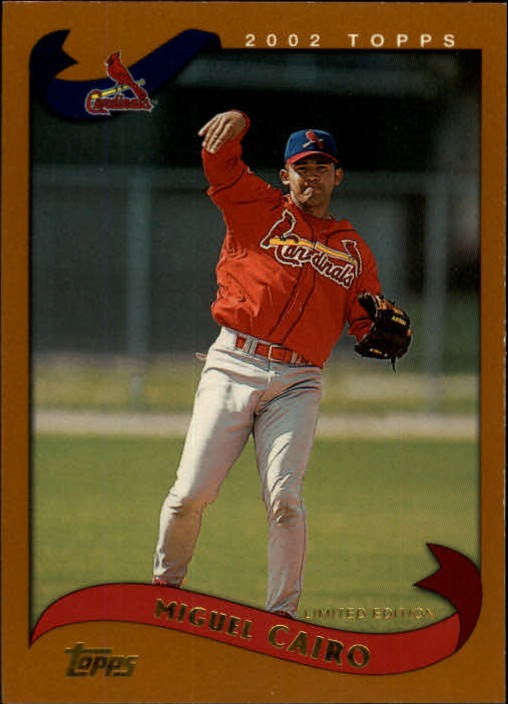 2002 Topps Limited Baseball Card #511 Miguel Cairo /1950
