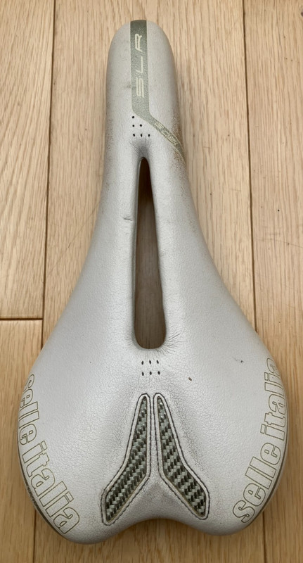 Selle Italia SLR white saddle