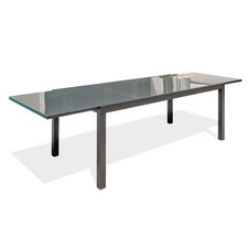 Table de Jardin Extensible "Tolede" 200-300cm Gris Anthracite
