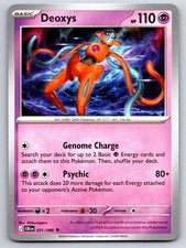 Deoxys 031/086 Uncommon Chaos Rising Pokemon Near Mint
