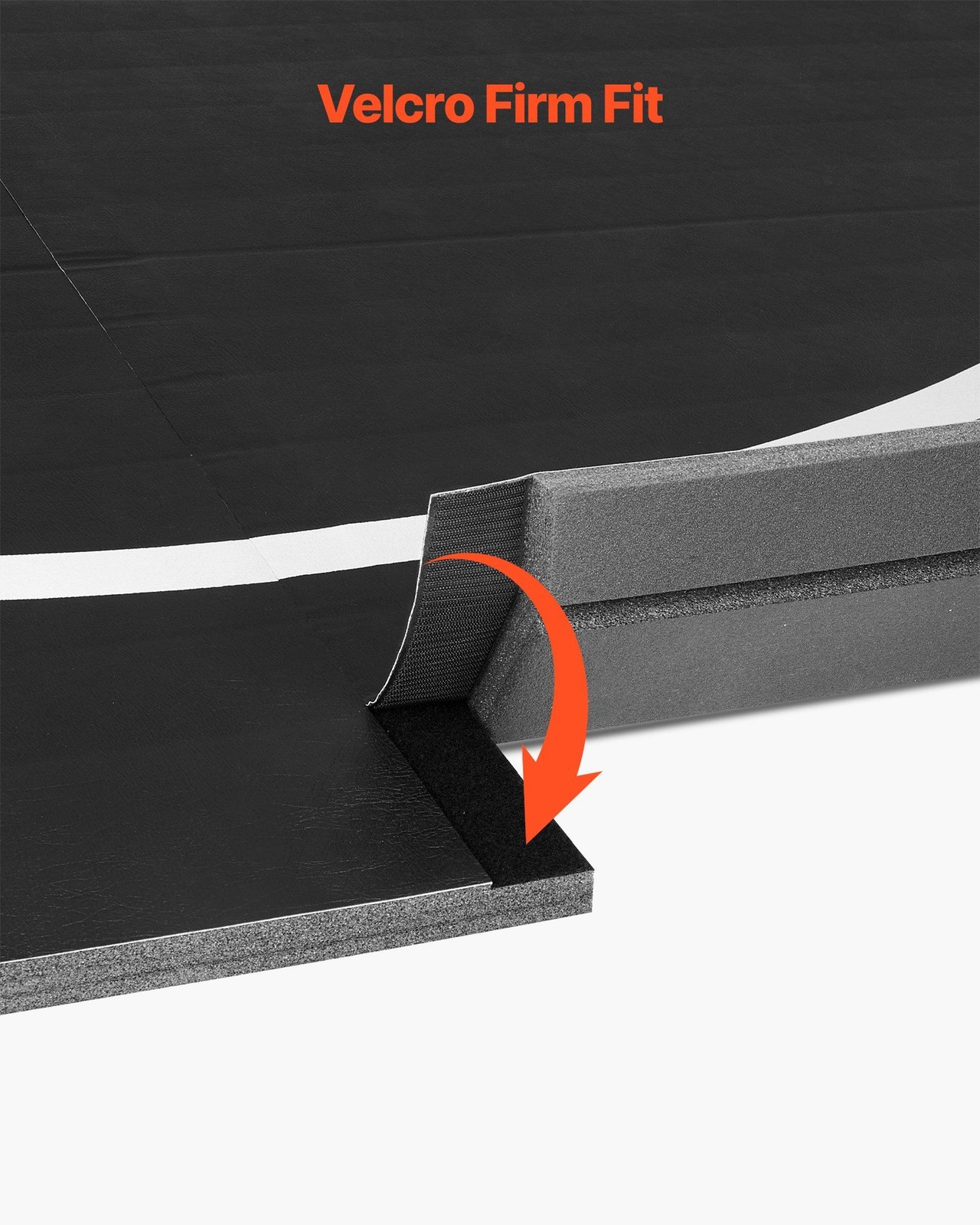 10x10ft Home Gym Wrestling Mat &ndash; Thick XPE Foam, PVC Coated, Black